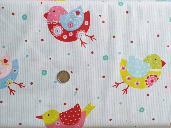 Tessuto americano ideale per patchwork, quilt e cucito creativo per bambini realizzato in cotone 100% in altezza di cm 110.