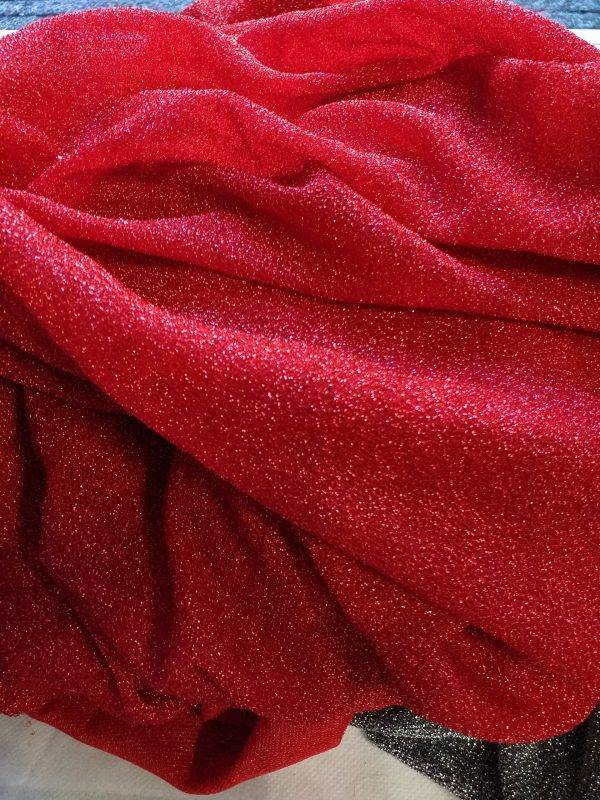 Maglina jersey lurex rosso