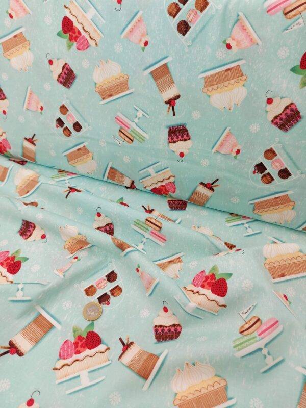 Tessuto americano ideale per patchwork, quilt e cucito creativo, realizzato in cotone 100%.